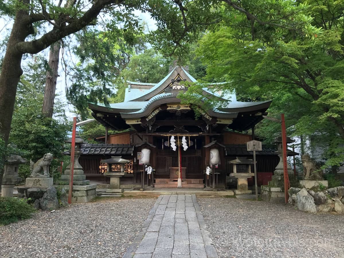 粟田神社の社殿