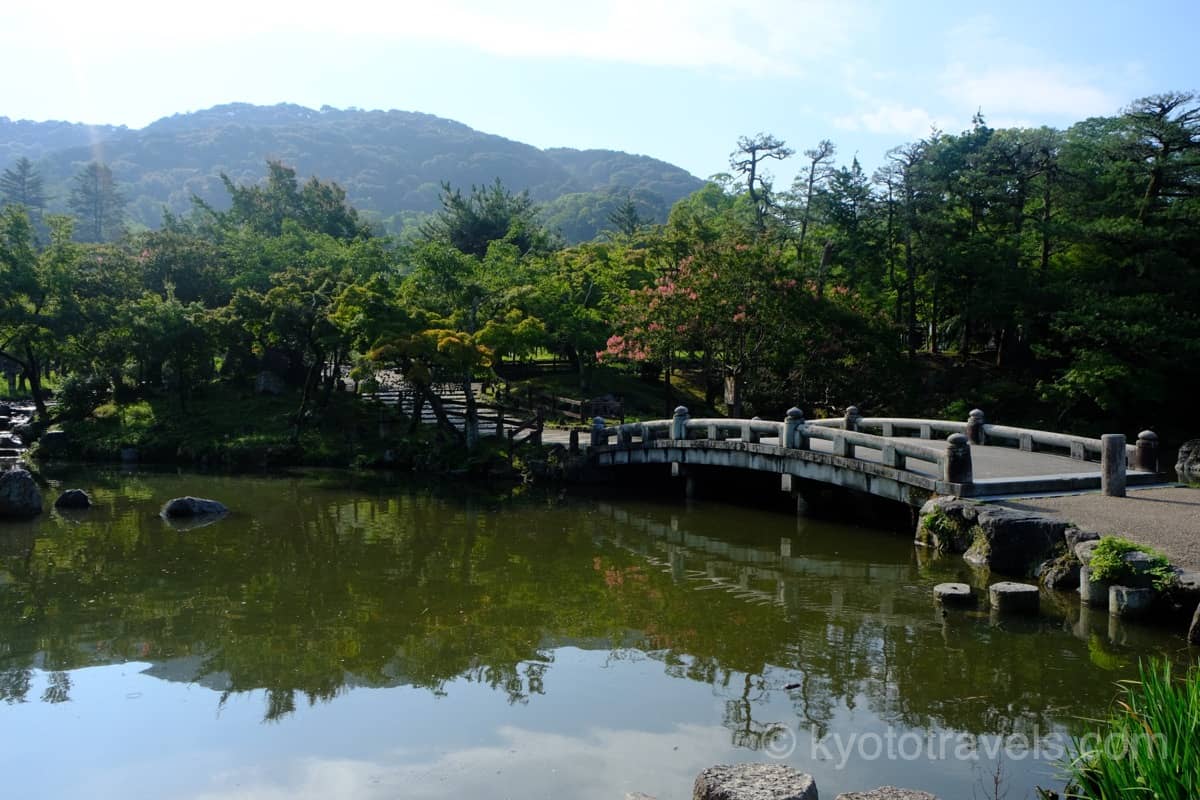 円山公園の池泉回遊式庭園