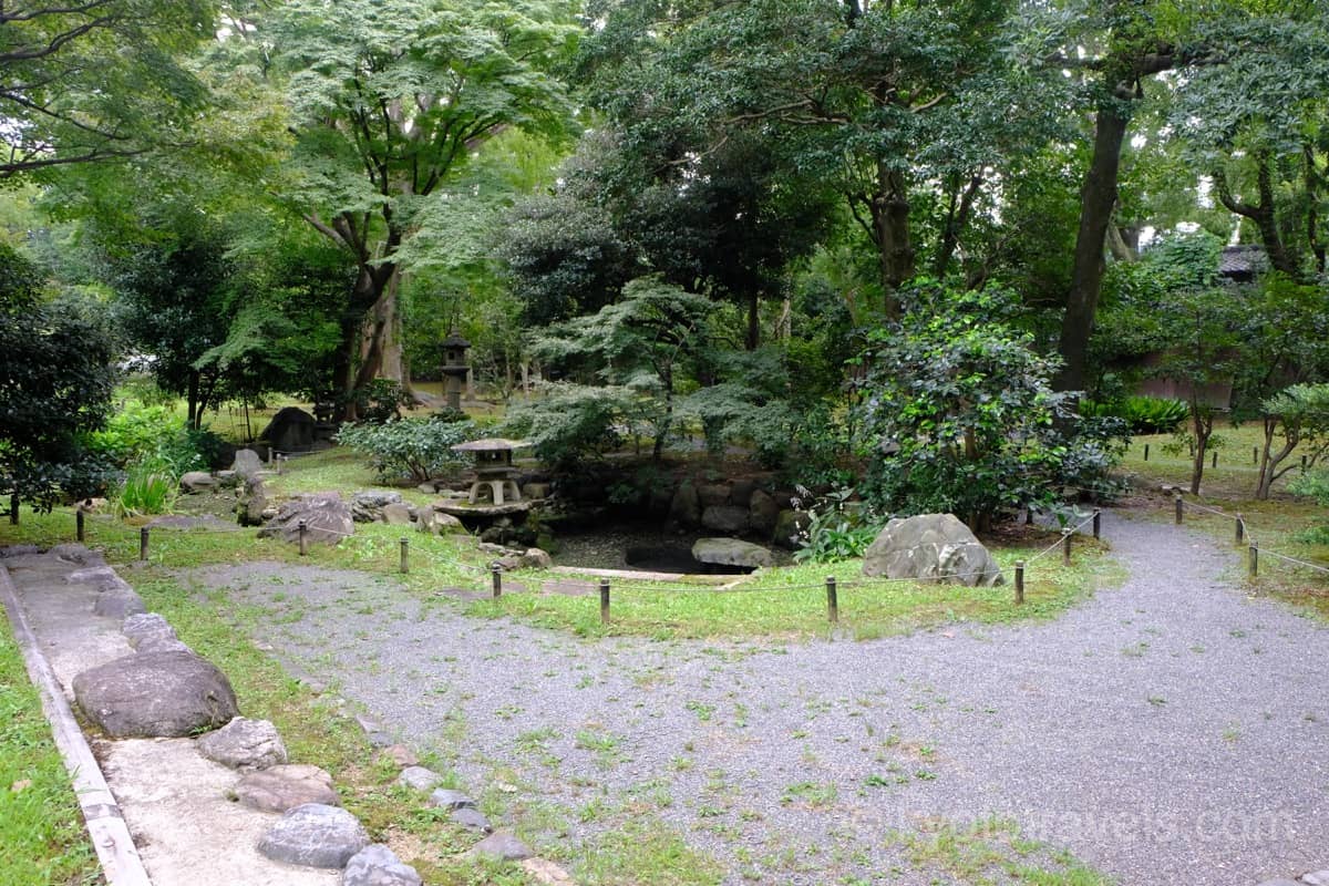 京都御苑 閑院宮邸跡の庭園