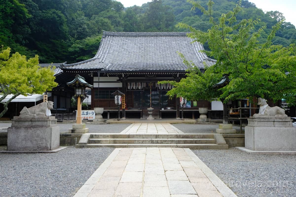 嵐山 法輪寺の本堂