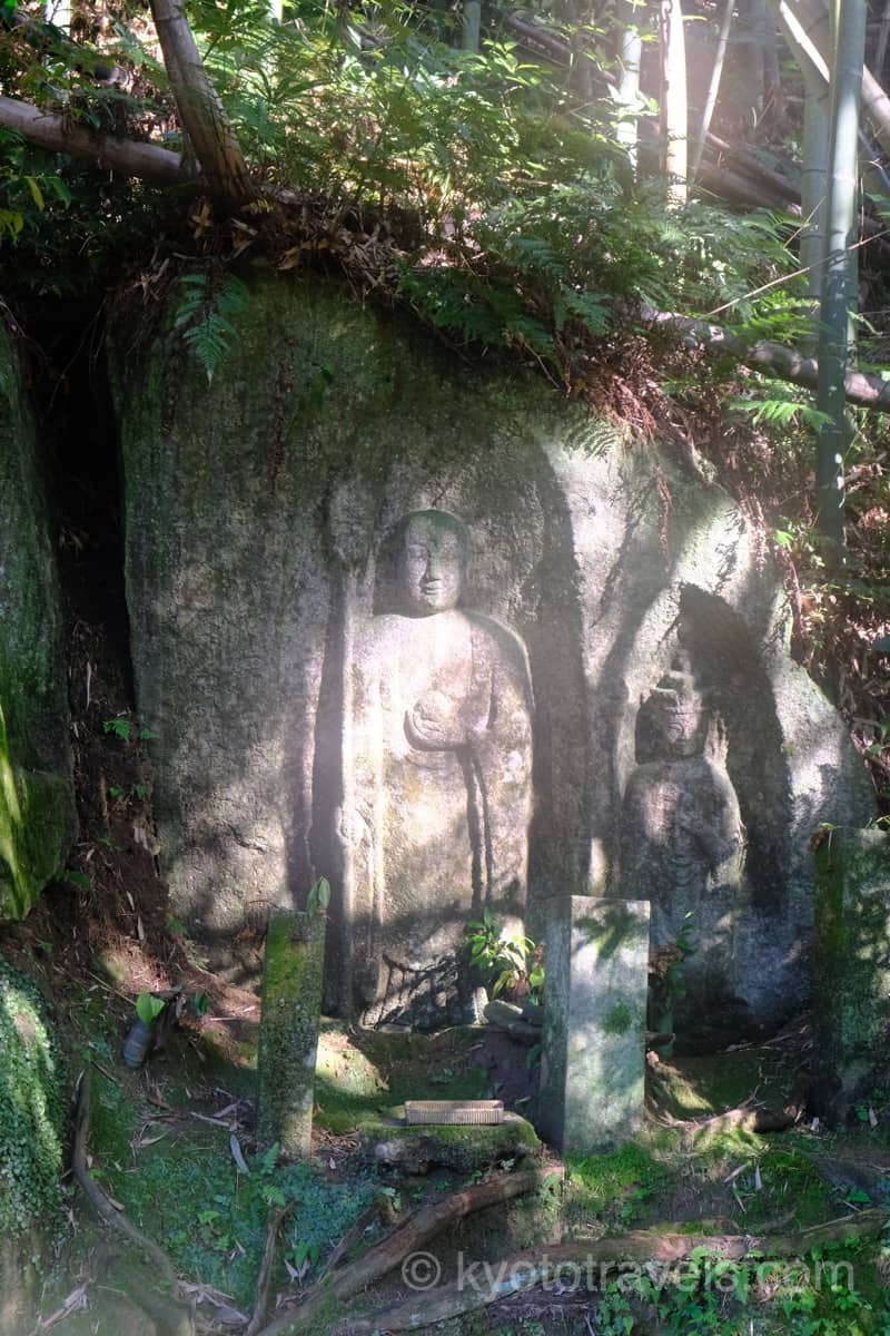 岩船寺から浄瑠璃寺の間にある当尾の石仏