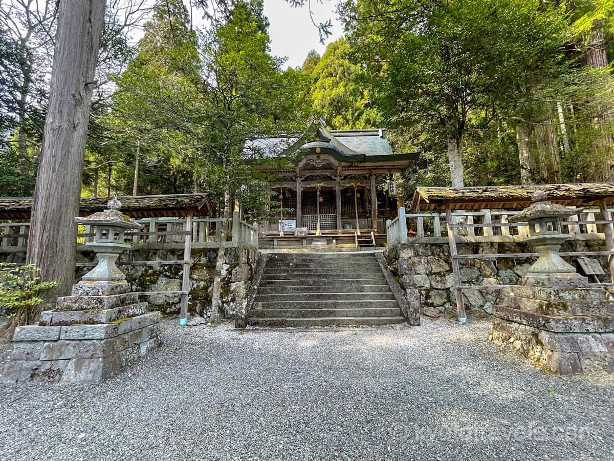 知井八幡神社の本殿
