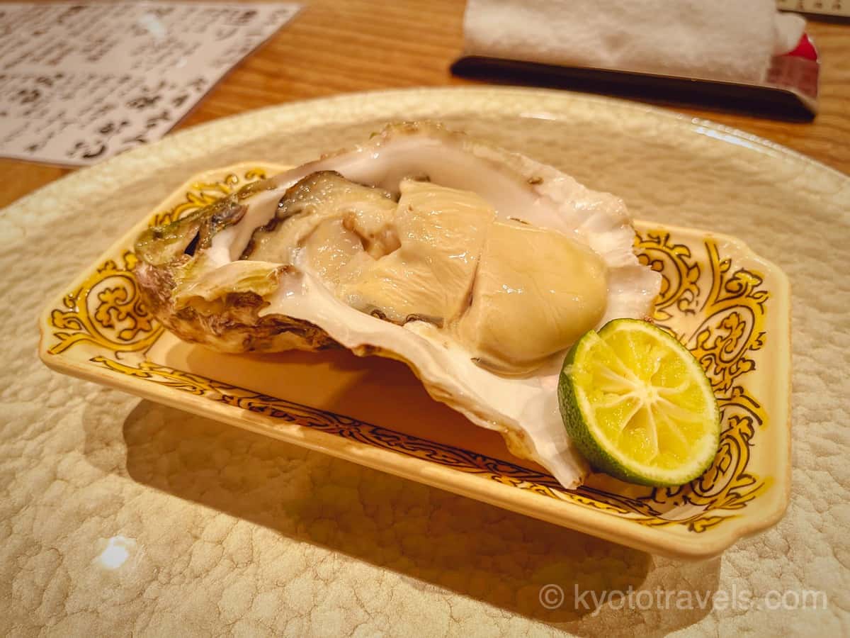 日本料理とくを 岩牡蠣