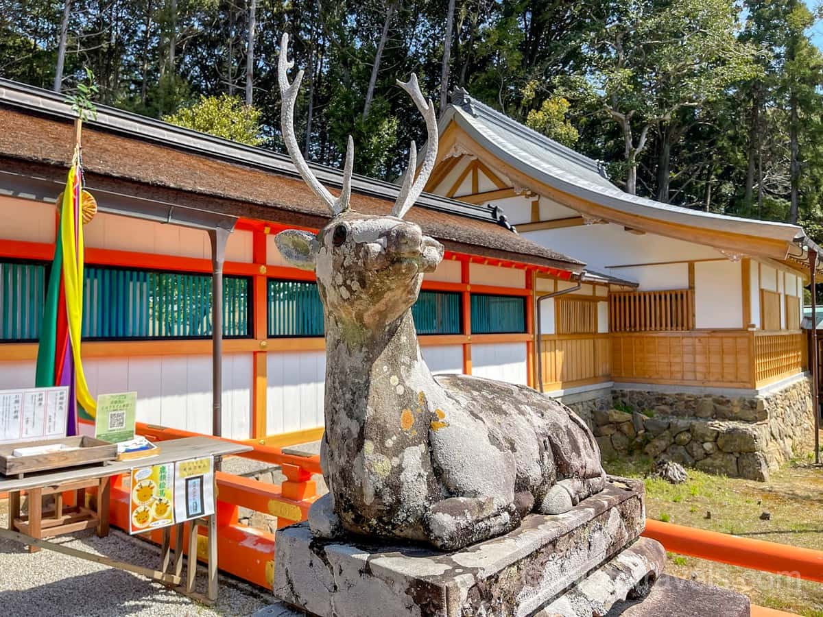 大原野神社の狛鹿